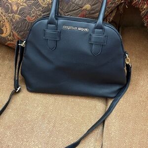 Christian Siriano Black Satchel